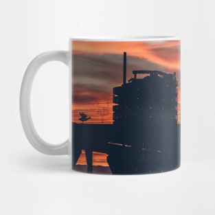 Sunset Over the City Mug